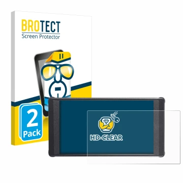 Parte frontale di una confezione del prodotto con il logo del marchio BROTECT. Accanto è raffigurato il dispositivo Portkeys P