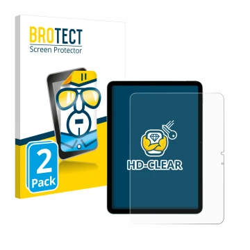 Parte frontale di una confezione del prodotto con il logo del marchio BROTECT. Accanto è raffigurato il dispositivo Apple iPad