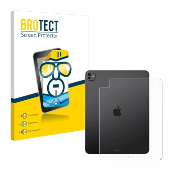 Parte frontale di una confezione del prodotto con il logo del marchio BROTECT. Accanto è raffigurato il dispositivo Apple iPad