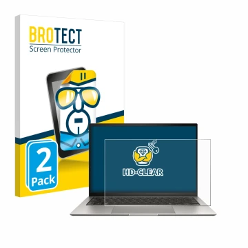 Parte frontale di una confezione del prodotto con il logo del marchio BROTECT. Accanto è raffigurato il dispositivo ASUS ZenBo