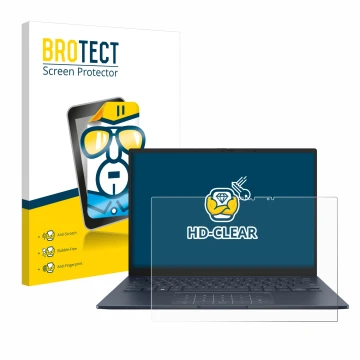 Parte frontale di una confezione del prodotto con il logo del marchio BROTECT. Accanto è raffigurato il dispositivo ASUS ZenBo