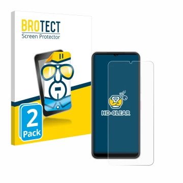 Parte frontale di una confezione del prodotto con il logo del marchio BROTECT. Accanto è raffigurato il dispositivo Telekom T 