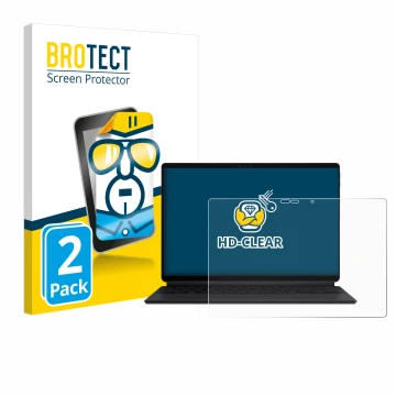 Parte frontale di una confezione del prodotto con il logo del marchio BROTECT. Accanto è raffigurato il dispositivo ASUS ProAr