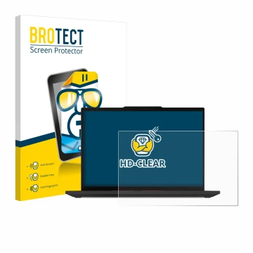 Parte frontale di una confezione del prodotto con il logo del marchio BROTECT. Accanto è raffigurato il dispositivo Lenovo Thi