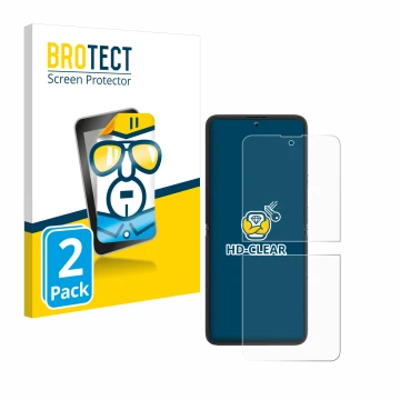 Parte frontale di una confezione del prodotto con il logo del marchio BROTECT. Accanto è raffigurato il dispositivo Blackview 