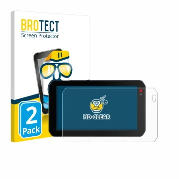 Parte frontale di una confezione del prodotto con il logo del marchio BROTECT. Accanto è raffigurato il dispositivo Chigee AIO
