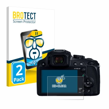 Parte frontale di una confezione del prodotto con il logo del marchio BROTECT. Accanto è raffigurato il dispositivo Panasonic 