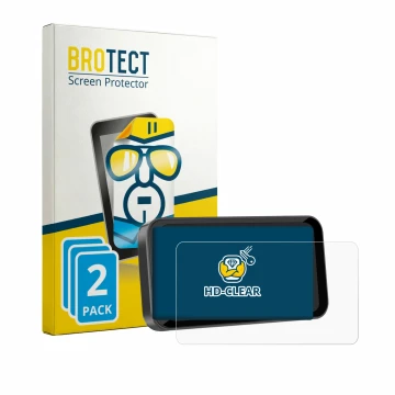 Parte frontale di una confezione del prodotto con il logo del marchio BROTECT. Accanto è raffigurato il dispositivo Carpuride 