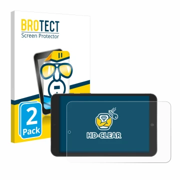 Parte frontale di una confezione del prodotto con il logo del marchio BROTECT. Accanto è raffigurato il dispositivo Mediacom S
