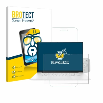 Parte frontale di una confezione del prodotto con il logo del marchio BROTECT. Accanto è raffigurato il dispositivo ASUS ZenBo