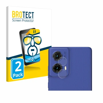 Parte frontale di una confezione del prodotto con il logo del marchio BROTECT. Accanto è raffigurato il dispositivo Motorola M