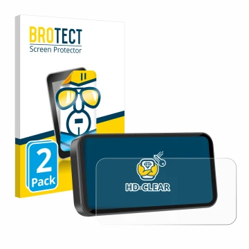 Parte frontale di una confezione del prodotto con il logo del marchio BROTECT. Accanto è raffigurato il dispositivo Carpuride 