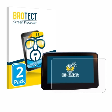 Parte frontale di una confezione del prodotto con il logo del marchio BROTECT. Accanto è raffigurato il dispositivo Mazda 2 BJ