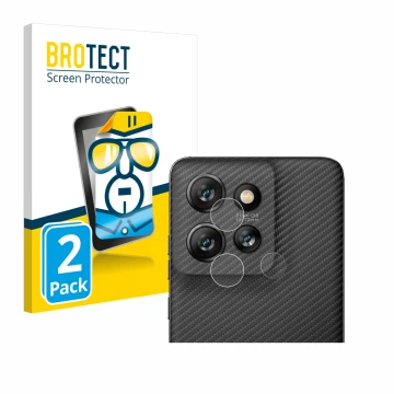 Parte frontale di una confezione del prodotto con il logo del marchio BROTECT. Accanto è raffigurato il dispositivo Motorola T