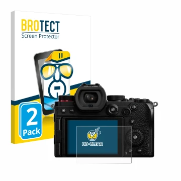 Parte frontale di una confezione del prodotto con il logo del marchio BROTECT. Accanto è raffigurato il dispositivo Panasonic 