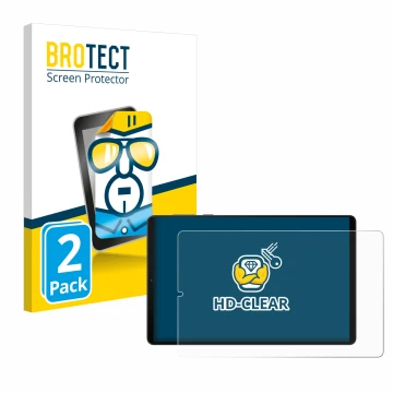 Parte frontale di una confezione del prodotto con il logo del marchio BROTECT. Accanto è raffigurato il dispositivo Lenovo Leg