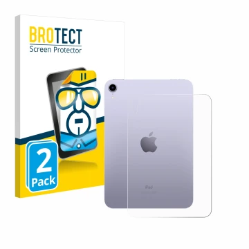 Parte frontale di una confezione del prodotto con il logo del marchio BROTECT. Accanto è raffigurato il dispositivo Apple iPad