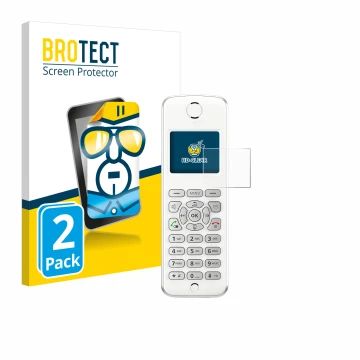 Parte frontale di una confezione del prodotto con il logo del marchio BROTECT. Accanto è raffigurato il dispositivo AVM Fritz!