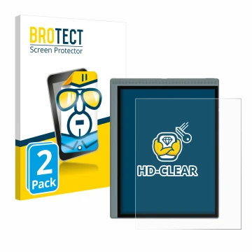 Parte frontale di una confezione del prodotto con il logo del marchio BROTECT. Accanto è raffigurato il dispositivo Bigme B105