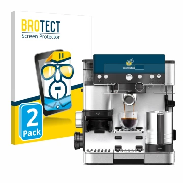 Parte frontale di una confezione del prodotto con il logo del marchio BROTECT. Accanto è raffigurato il dispositivo Ninja Luxe