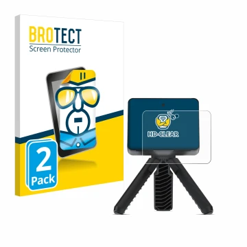 Parte frontale di una confezione del prodotto con il logo del marchio BROTECT. Accanto è raffigurato il dispositivo Garmin App