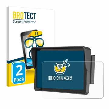 Parte frontale di una confezione del prodotto con il logo del marchio BROTECT. Accanto è raffigurato il dispositivo Carpuride 