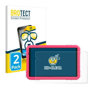 Parte frontale di una confezione del prodotto con il logo del marchio BROTECT. Accanto è raffigurato il dispositivo Juedur R50