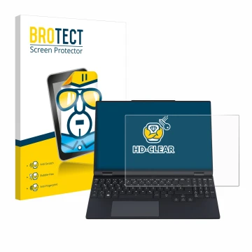 Parte frontale di una confezione del prodotto con il logo del marchio BROTECT. Accanto è raffigurato il dispositivo Tuxedo Inf