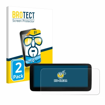 Parte frontale di una confezione del prodotto con il logo del marchio BROTECT. Accanto è raffigurato il dispositivo Xtrons B0C