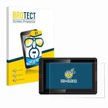 Parte frontale di una confezione del prodotto con il logo del marchio BROTECT. Accanto è raffigurato il dispositivo XP-Pen Art