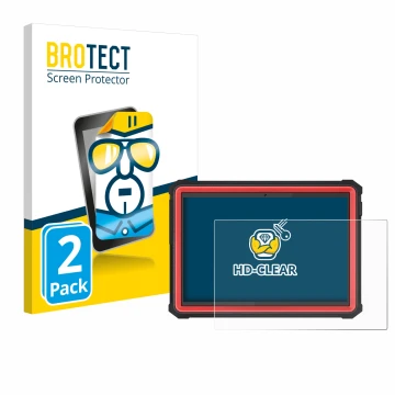 Parte frontale di una confezione del prodotto con il logo del marchio BROTECT. Accanto è raffigurato il dispositivo Launch X-4