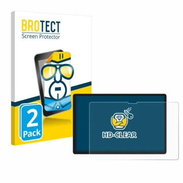 Parte frontale di una confezione del prodotto con il logo del marchio BROTECT. Accanto è raffigurato il dispositivo Lenovo Yog