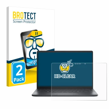 Parte frontale di una confezione del prodotto con il logo del marchio BROTECT. Accanto è raffigurato il dispositivo Dell Pro 1