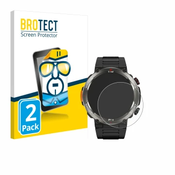Parte frontale di una confezione del prodotto con il logo del marchio BROTECT. Accanto è raffigurato il dispositivo Blackview 
