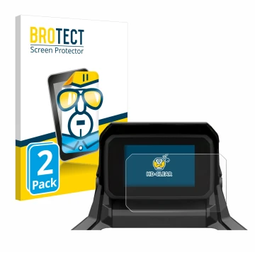 Parte frontale di una confezione del prodotto con il logo del marchio BROTECT. Accanto è raffigurato il dispositivo Honda X-AD