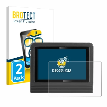 Parte frontale di una confezione del prodotto con il logo del marchio BROTECT. Accanto è raffigurato il dispositivo Launch X-4
