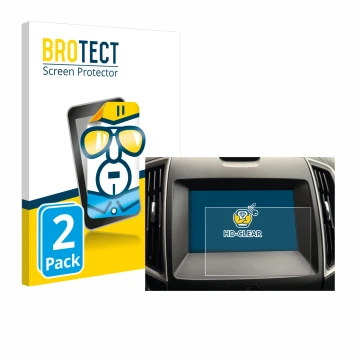 Parte frontale di una confezione del prodotto con il logo del marchio BROTECT. Accanto è raffigurato il dispositivo Ford Galax