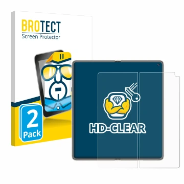 Parte frontale di una confezione del prodotto con il logo del marchio BROTECT. Accanto è raffigurato il dispositivo Huawei Mat