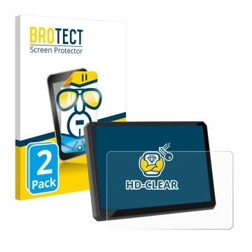 Parte frontale di una confezione del prodotto con il logo del marchio BROTECT. Accanto è raffigurato il dispositivo Carpuride 