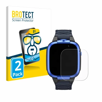 Parte frontale di una confezione del prodotto con il logo del marchio BROTECT. Accanto è raffigurato il dispositivo Xiaomi Mib