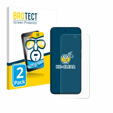 Parte frontale di una confezione del prodotto con il logo del marchio BROTECT. Accanto è raffigurato il dispositivo ZTE Blade 