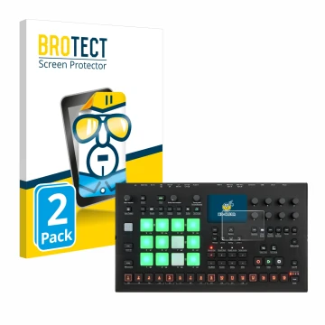 Parte frontale di una confezione del prodotto con il logo del marchio BROTECT. Accanto è raffigurato il dispositivo Elektron A