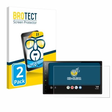 Parte frontale di una confezione del prodotto con il logo del marchio BROTECT. Accanto è raffigurato il dispositivo Pioneer SP