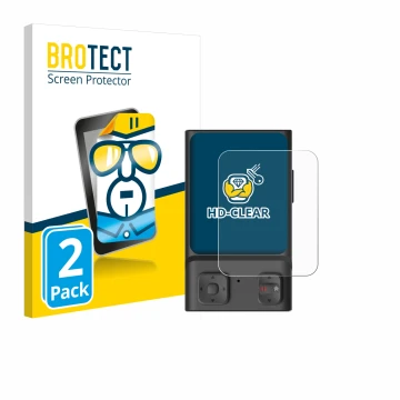 Parte frontale di una confezione del prodotto con il logo del marchio BROTECT. Accanto è raffigurato il dispositivo Hoverair B