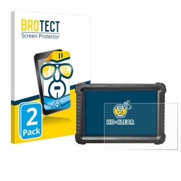 Parte frontale di una confezione del prodotto con il logo del marchio BROTECT. Accanto è raffigurato il dispositivo iCarsoft C