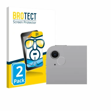 Parte frontale di una confezione del prodotto con il logo del marchio BROTECT. Accanto è raffigurato il dispositivo Apple iPad