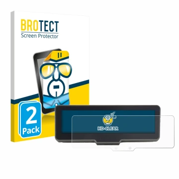 Parte frontale di una confezione del prodotto con il logo del marchio BROTECT. Accanto è raffigurato il dispositivo KTM 990 Du