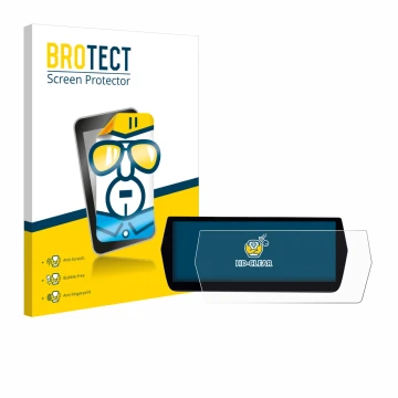 Parte frontale di una confezione del prodotto con il logo del marchio BROTECT. Accanto è raffigurato il dispositivo MG ZS Hybr