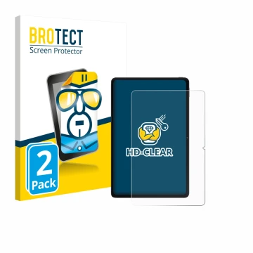 Parte frontale di una confezione del prodotto con il logo del marchio BROTECT. Accanto è raffigurato il dispositivo Xiaomi POC