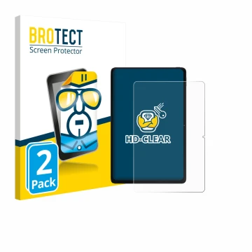 Parte frontale di una confezione del prodotto con il logo del marchio BROTECT. Accanto è raffigurato il dispositivo Xiaomi POC